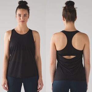 LULULEMON Fit Physique Tank Racerback Mesh In Black